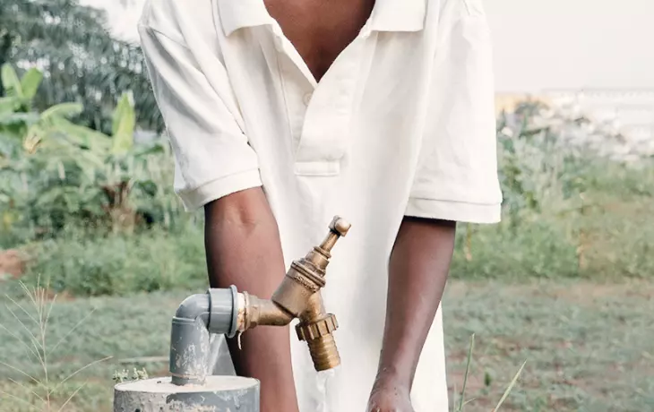 Fresh water in favelas of Brazil